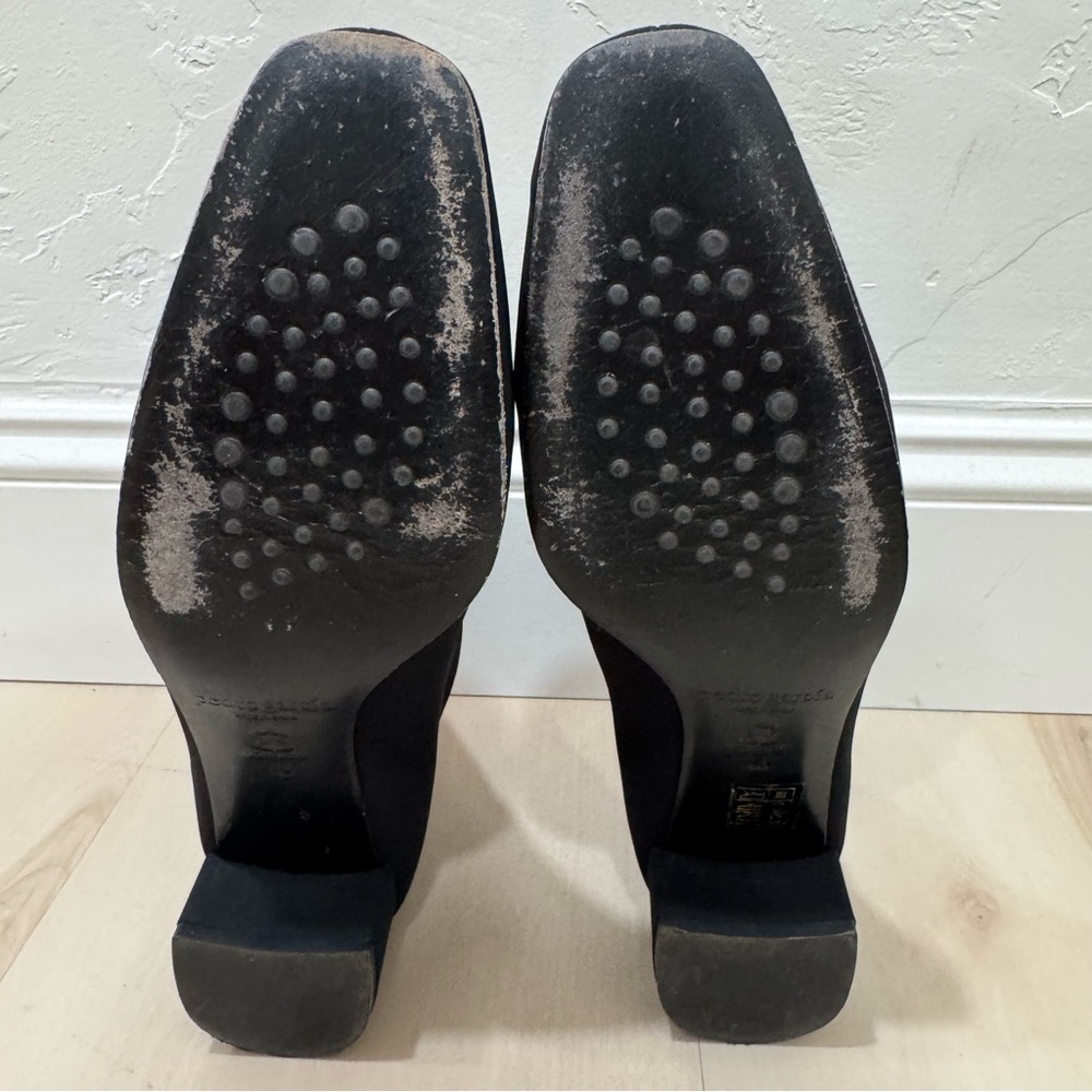 Pedro Garcia Women's Idoia Black Stretch Sock Block Heel Boots Women EU 40/US 10 - Picture 7 of 14